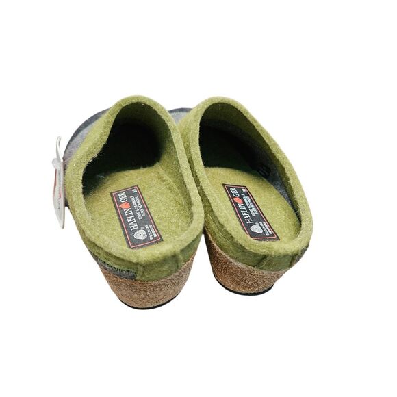 Haflinger Wool Clogs Green Gray Womens Size  7 NEW TAGS - Picture 5 of 9